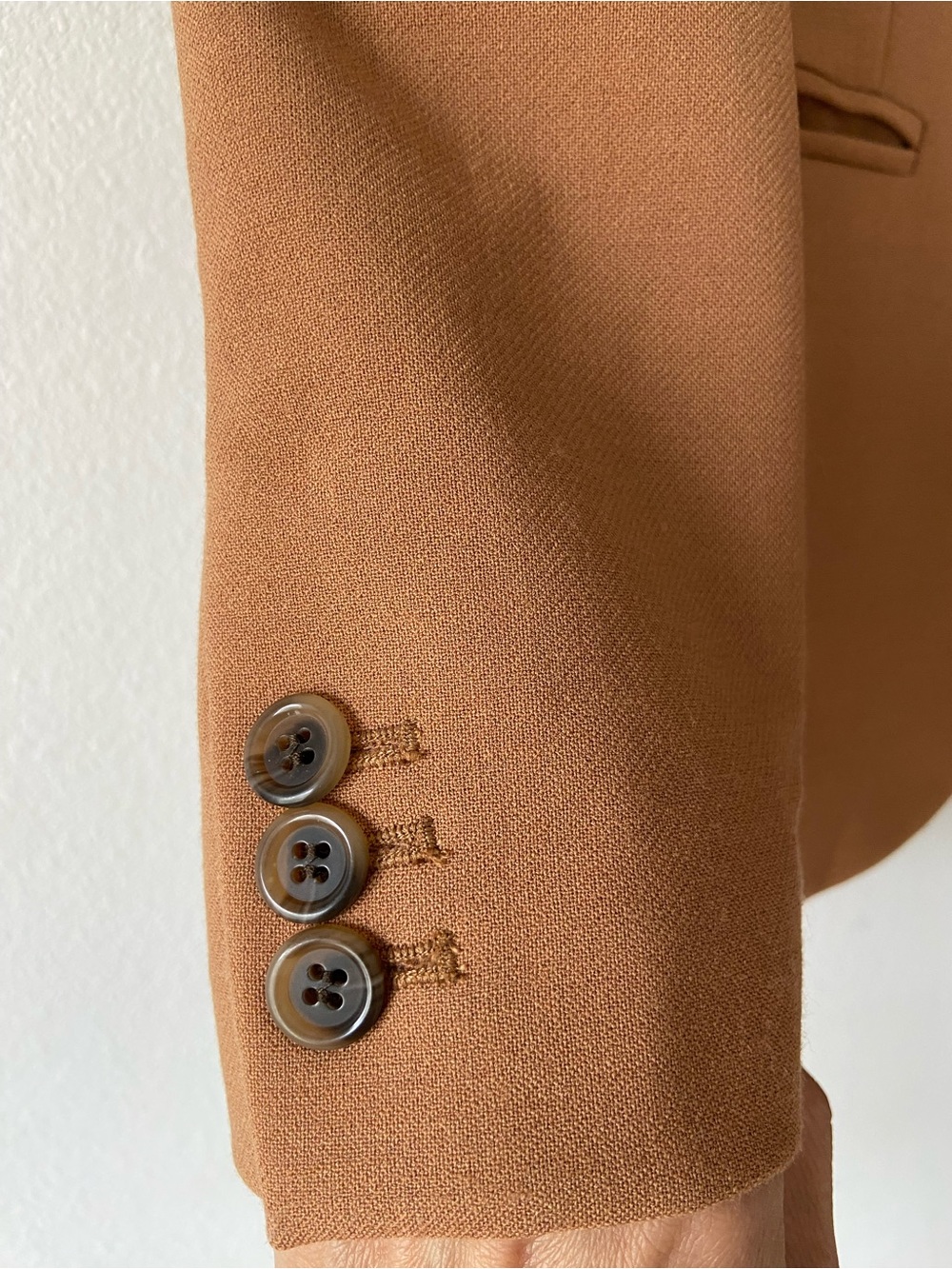 J.Crew Camel Shawl Collar Blazer Size 2 Tailored One Button Career Jacket - Picture 3 of 12